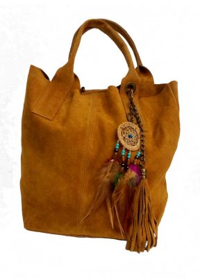 Bolso de ante CHENUK tierra