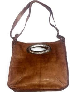 Bolso boho chic hippie de piel y cuero HOPI