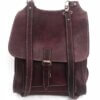 Mochila boho chic hippie piel cuero